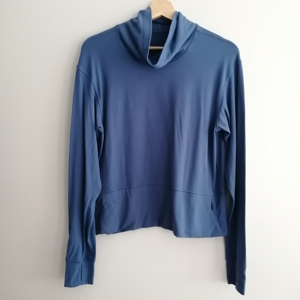 Lululemon Ready To Rulu Pullover Sweater Pitch Blue Size 6